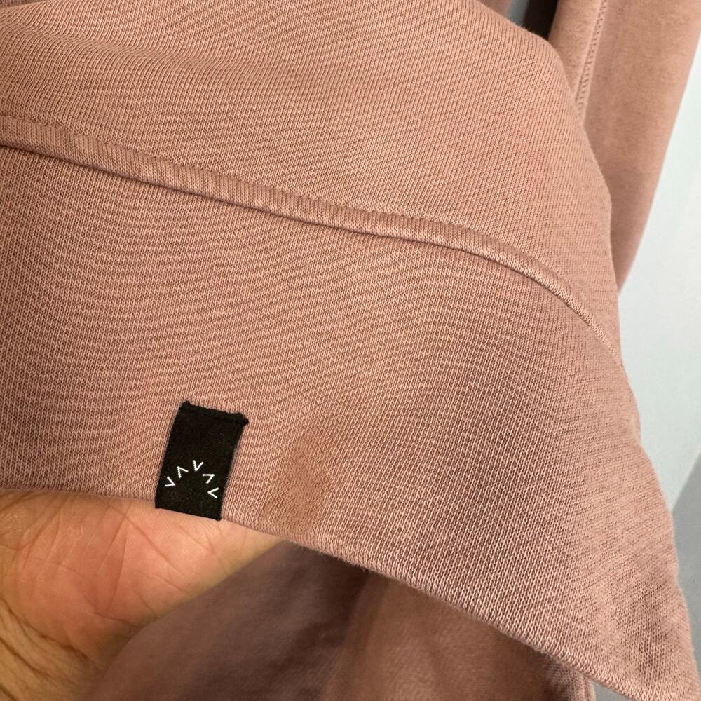 Varley Blush Manning Sweatshirt Double Zippered Pullover Casual Women's S - Picture 8 of 12